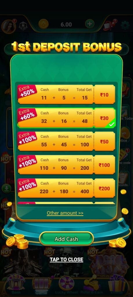Que- How to ADD money and play or earn money in Joy Rummy App?