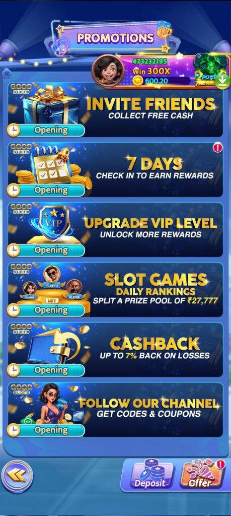 Que -How to promot and earn money from regarding Good Slots App game 🎮🎯?