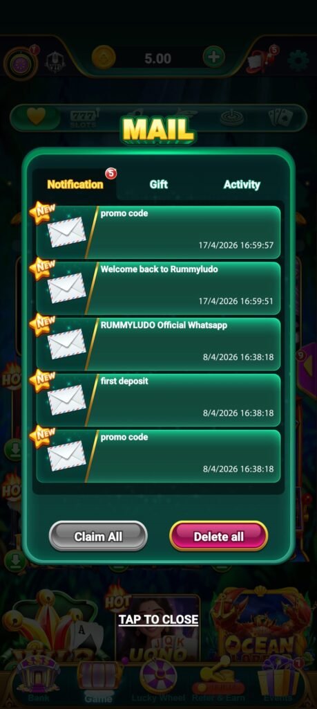 Que -guideline regarding Rummy Ludo App?