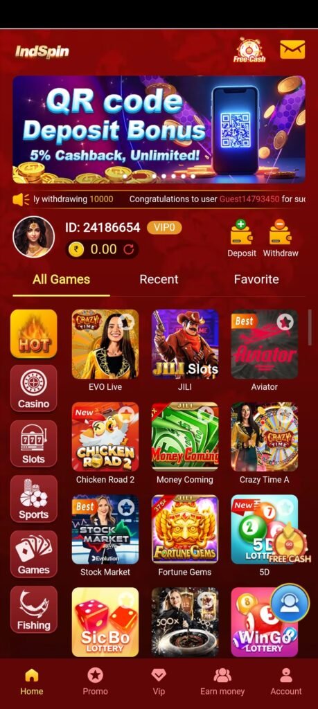 How to develop downline of Indspin Apk?