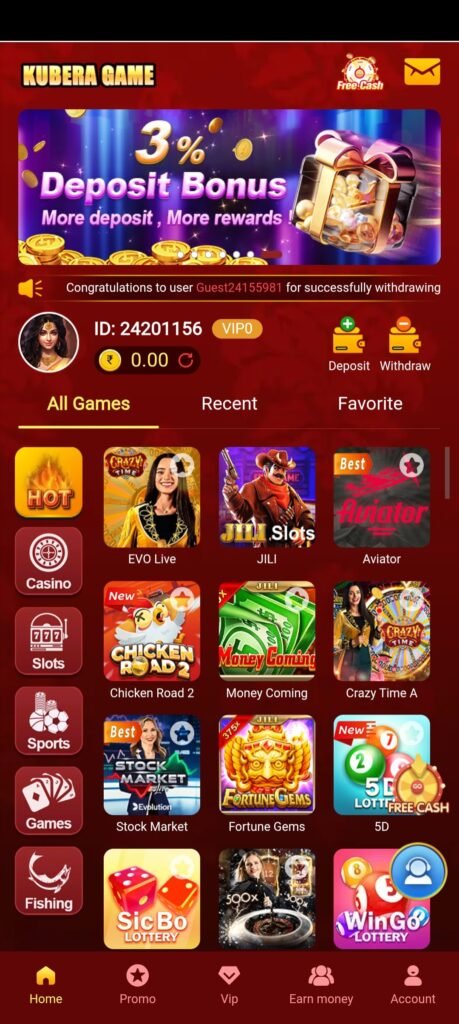 Kubera Game App को कैसे Download and install करे?