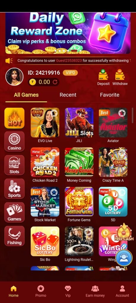 How to share option and earn money of Betbuzzin Apk from shareing process?